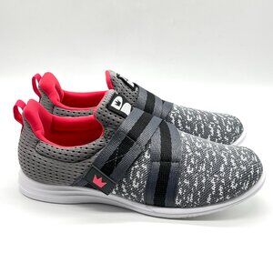 Brunswick Womens Size 6.5 Versa Grey Pink Bowling Sneakers Shoes‎